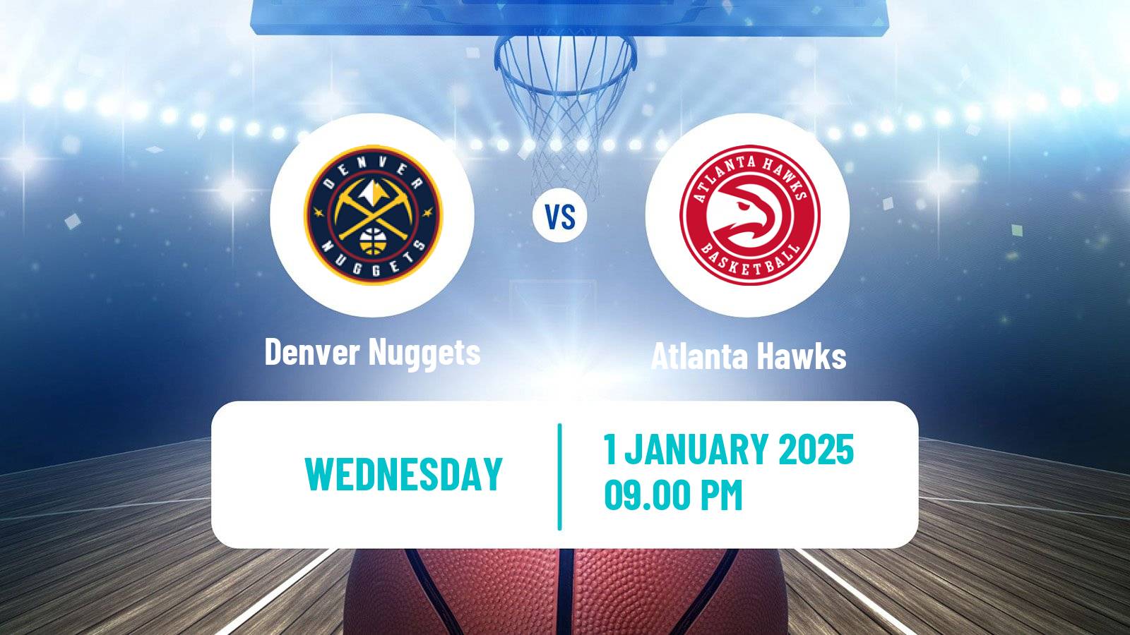 Basketball NBA Denver Nuggets - Atlanta Hawks