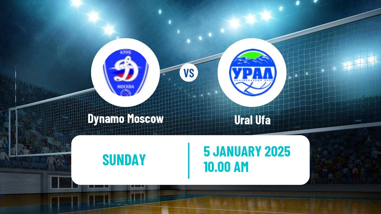 Volleyball Russian Super League Volleyball Dynamo Moscow - Ural Ufa