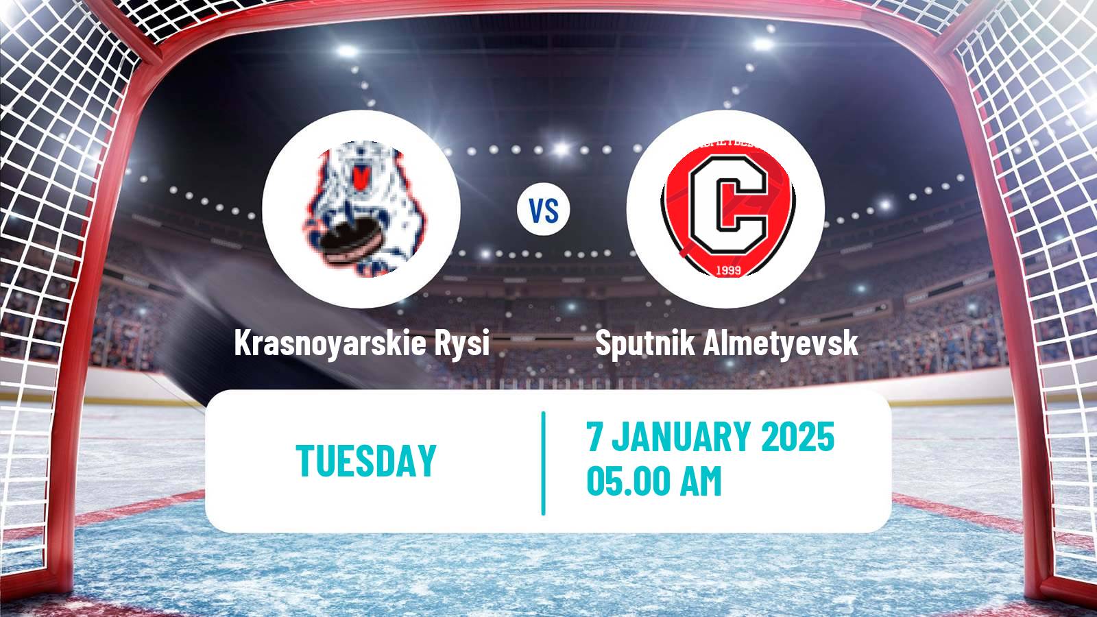 Hockey MHL Krasnoyarskie Rysi - Sputnik Almetyevsk