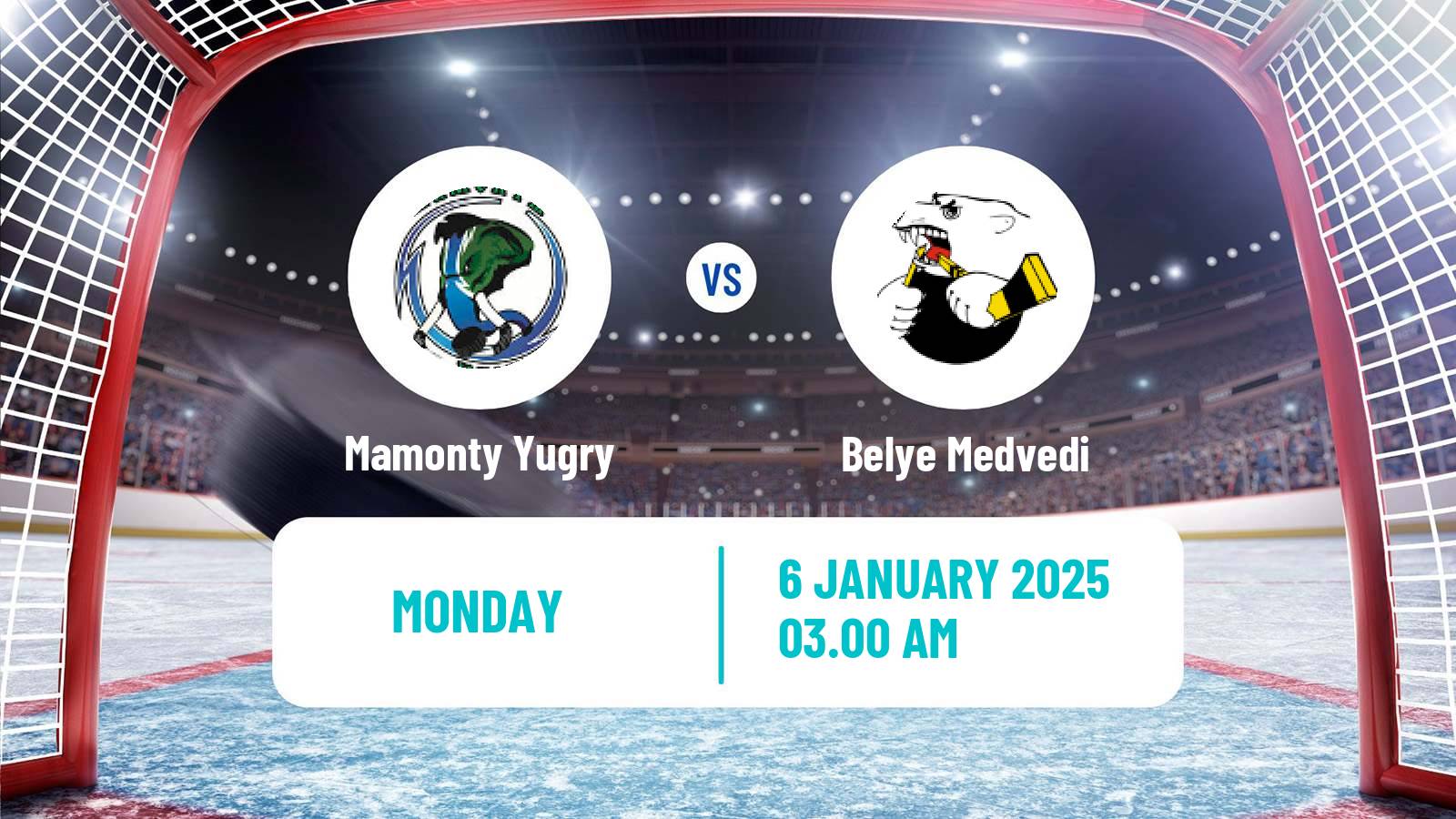 Hockey MHL Mamonty Yugry - Belye Medvedi