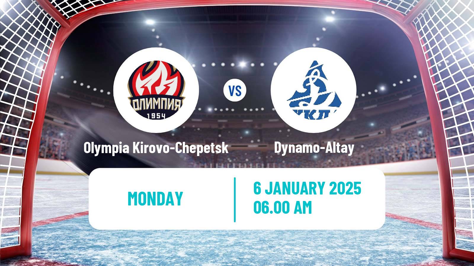 Hockey VHL Olympia Kirovo-Chepetsk - Dynamo-Altay