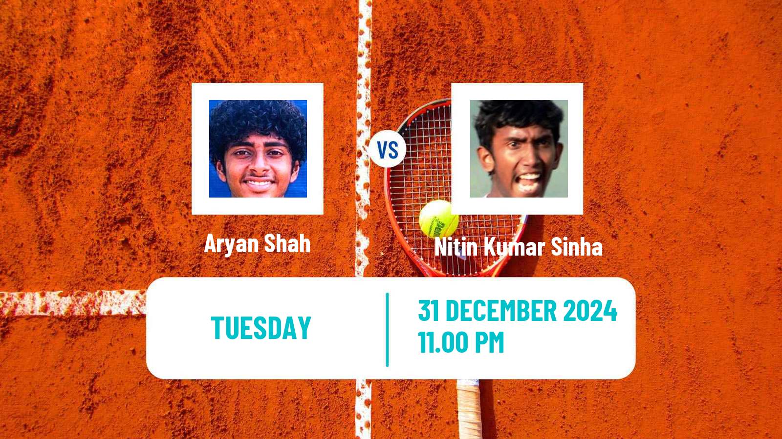 Tennis ITF M25 Indore Men Aryan Shah - Nitin Kumar Sinha