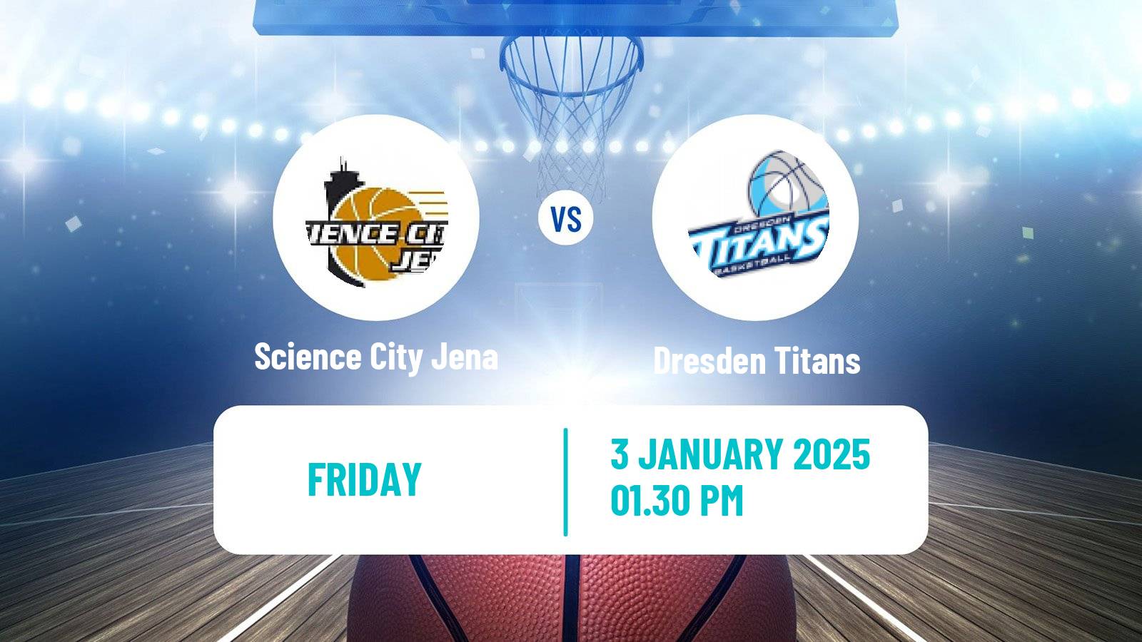 Basketball German Pro A Basketball Science City Jena - Dresden Titans