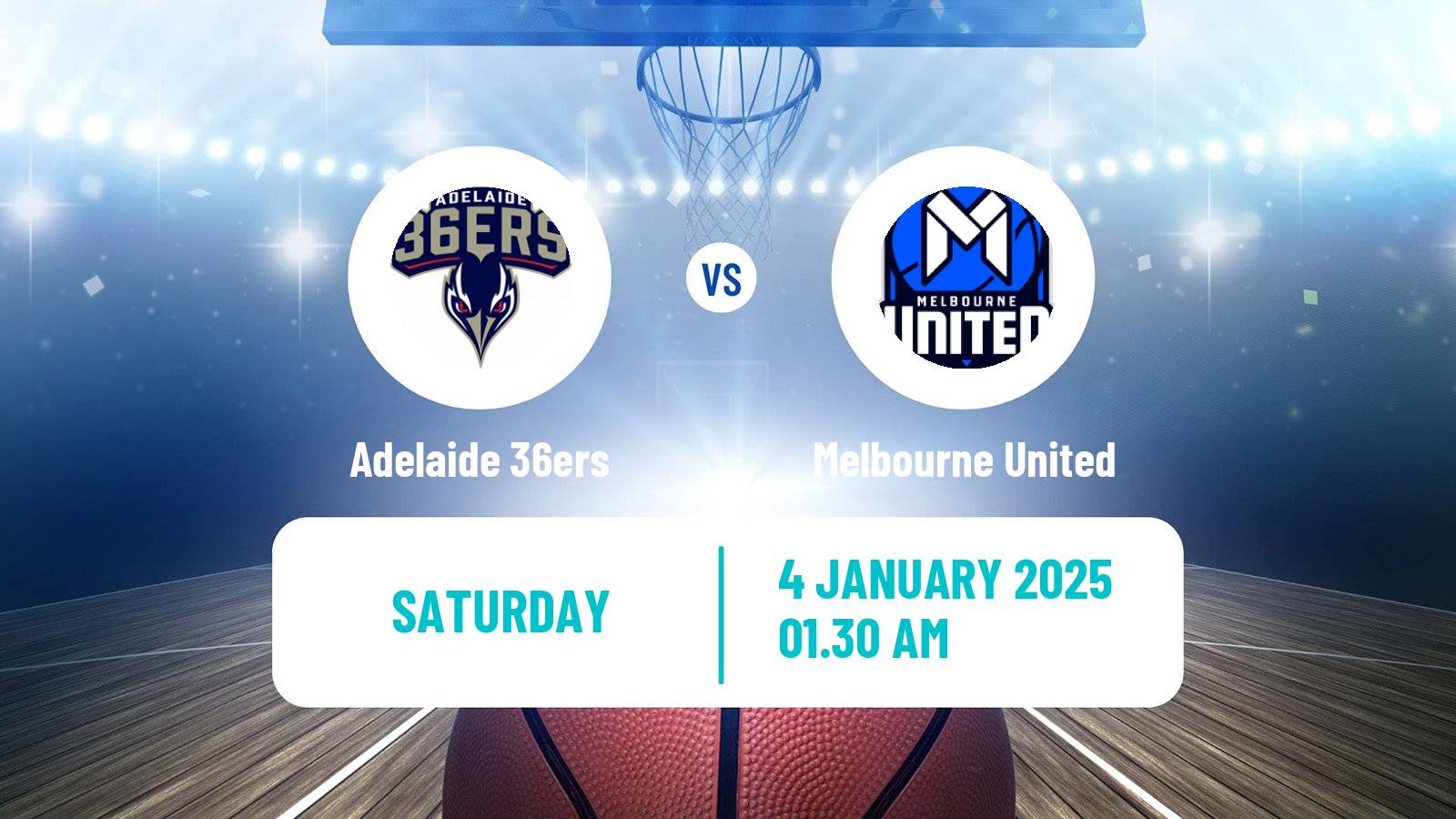 Basketball Australian NBL Adelaide 36ers - Melbourne United