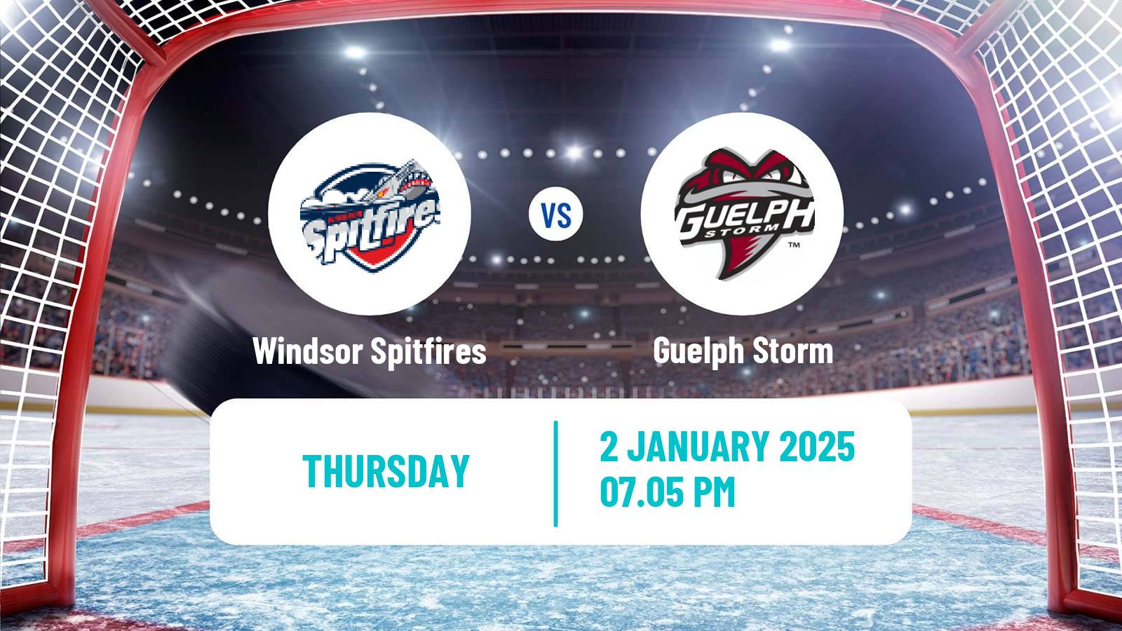 Hockey OHL Windsor Spitfires - Guelph Storm