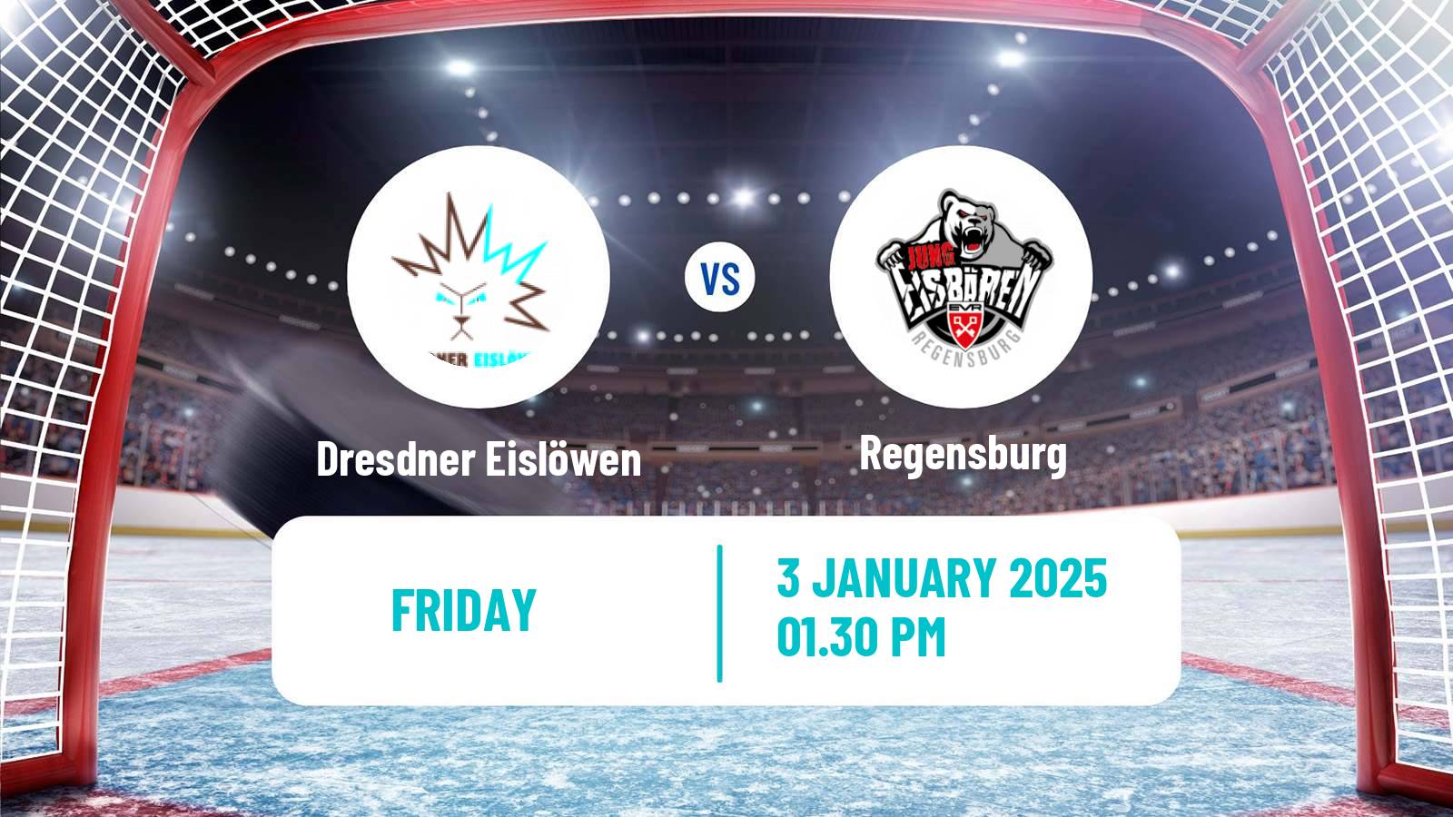 Hockey German DEL2 Dresdner Eislöwen - Regensburg