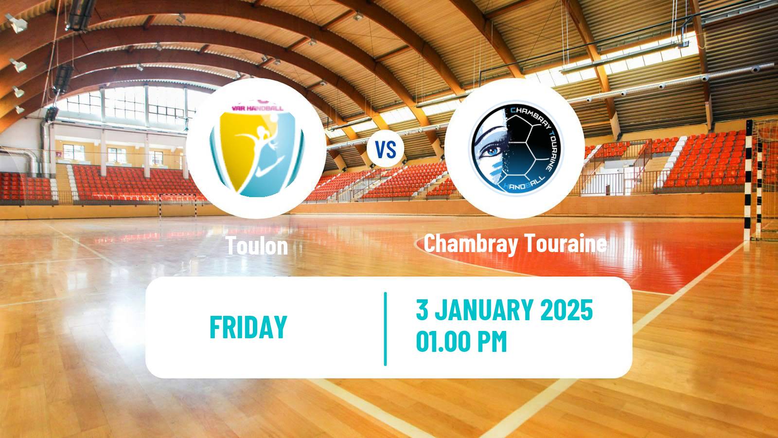 Handball French Division 1 Handball Women Toulon - Chambray Touraine