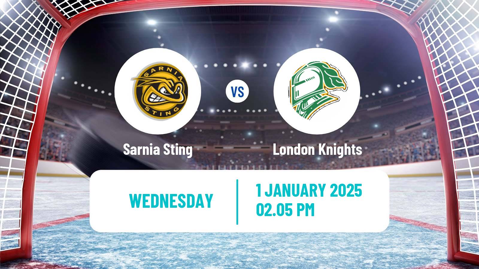 Hockey OHL Sarnia Sting - London Knights