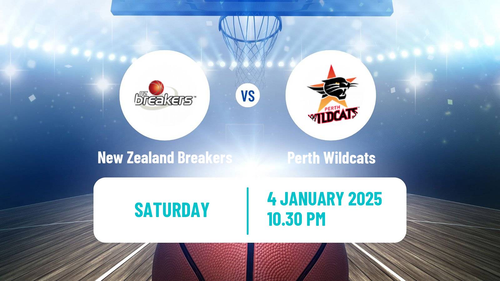 Basketball Australian NBL New Zealand Breakers - Perth Wildcats