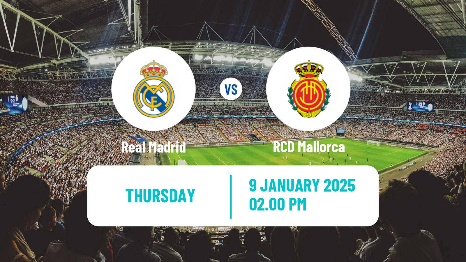 Soccer Spanish Supercopa Real Madrid - Mallorca