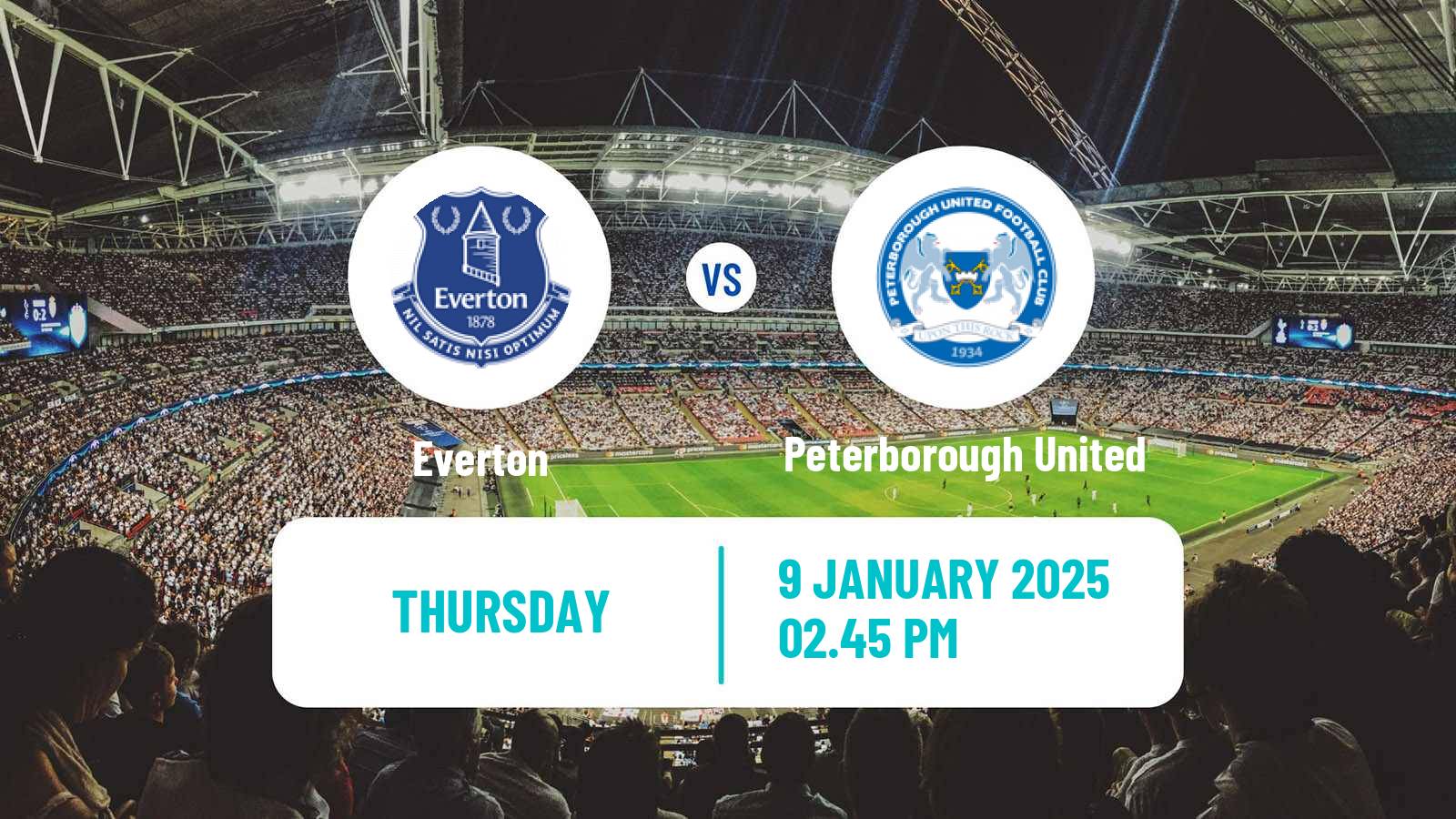 Soccer English FA Cup Everton - Peterborough United