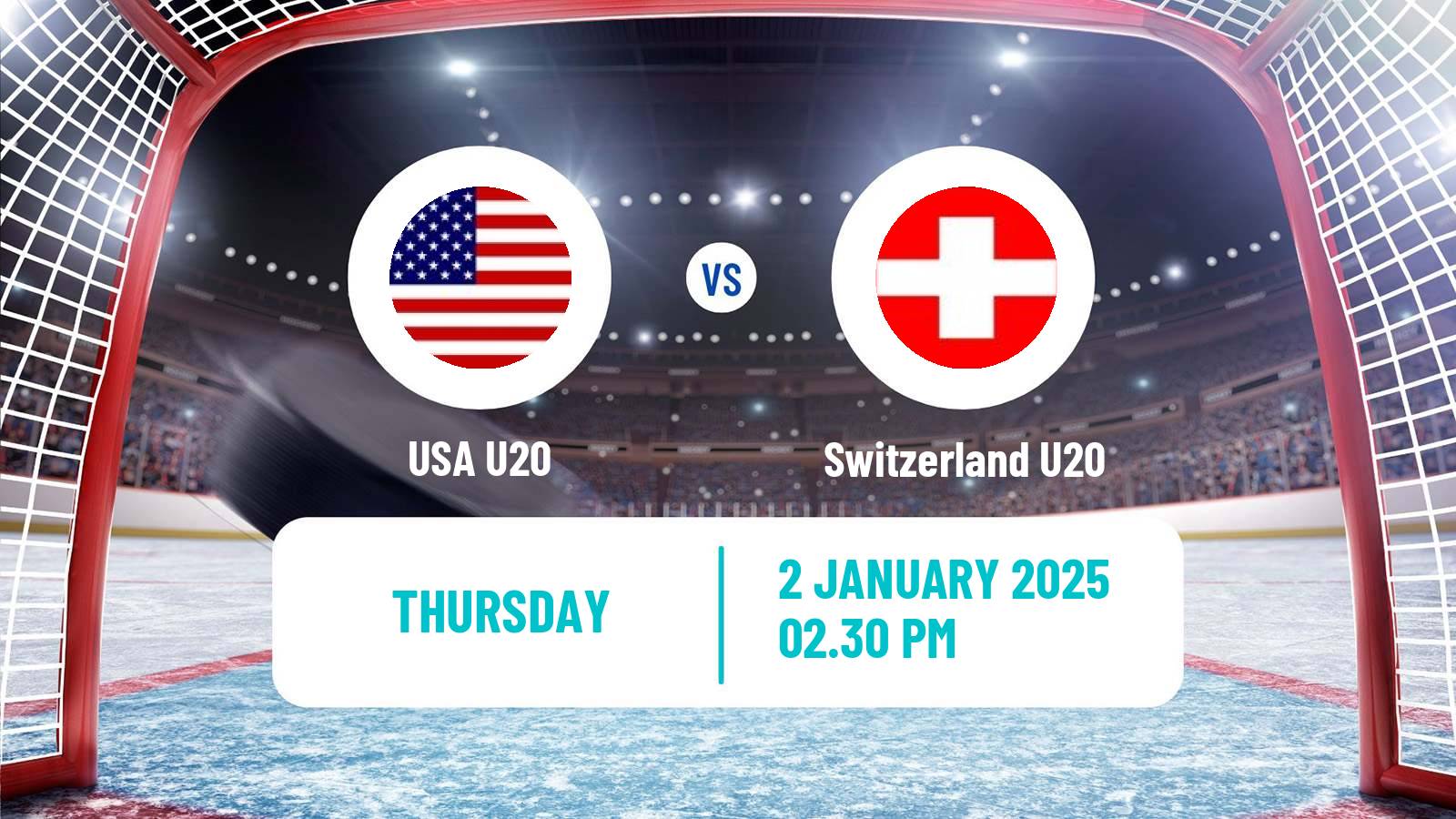 Hockey IIHF World U20 Championship USA U20 - Switzerland U20