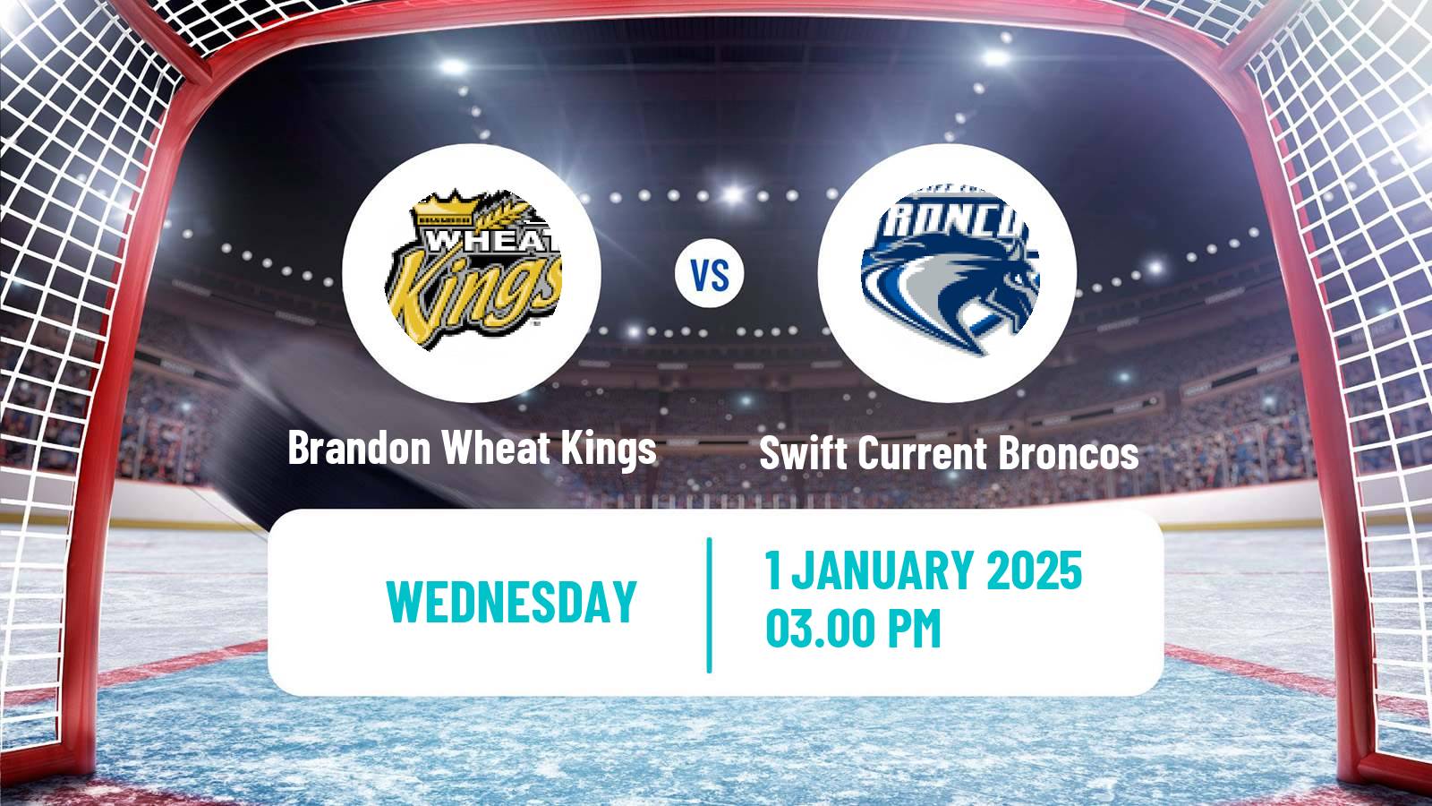 Hockey WHL Brandon Wheat Kings - Swift Current Broncos