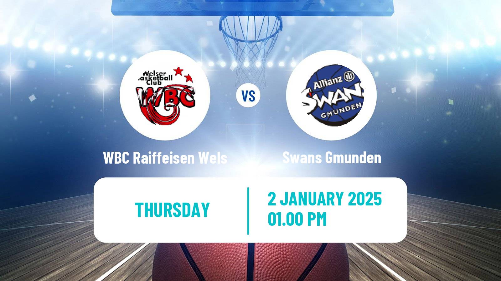 Basketball Austrian Cup Basketball WBC Raiffeisen Wels - Swans Gmunden