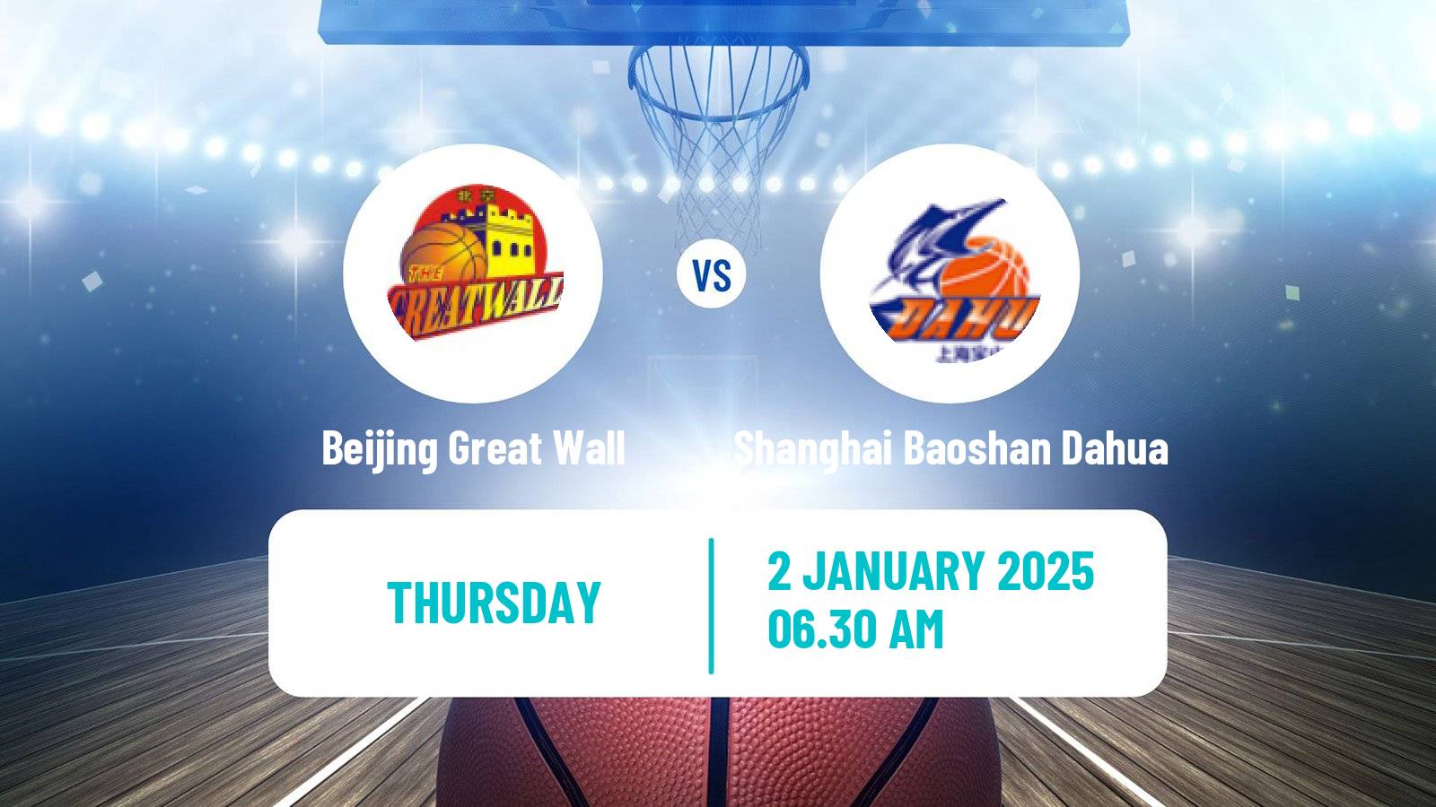 Basketball WCBA Beijing Great Wall - Shanghai Baoshan Dahua