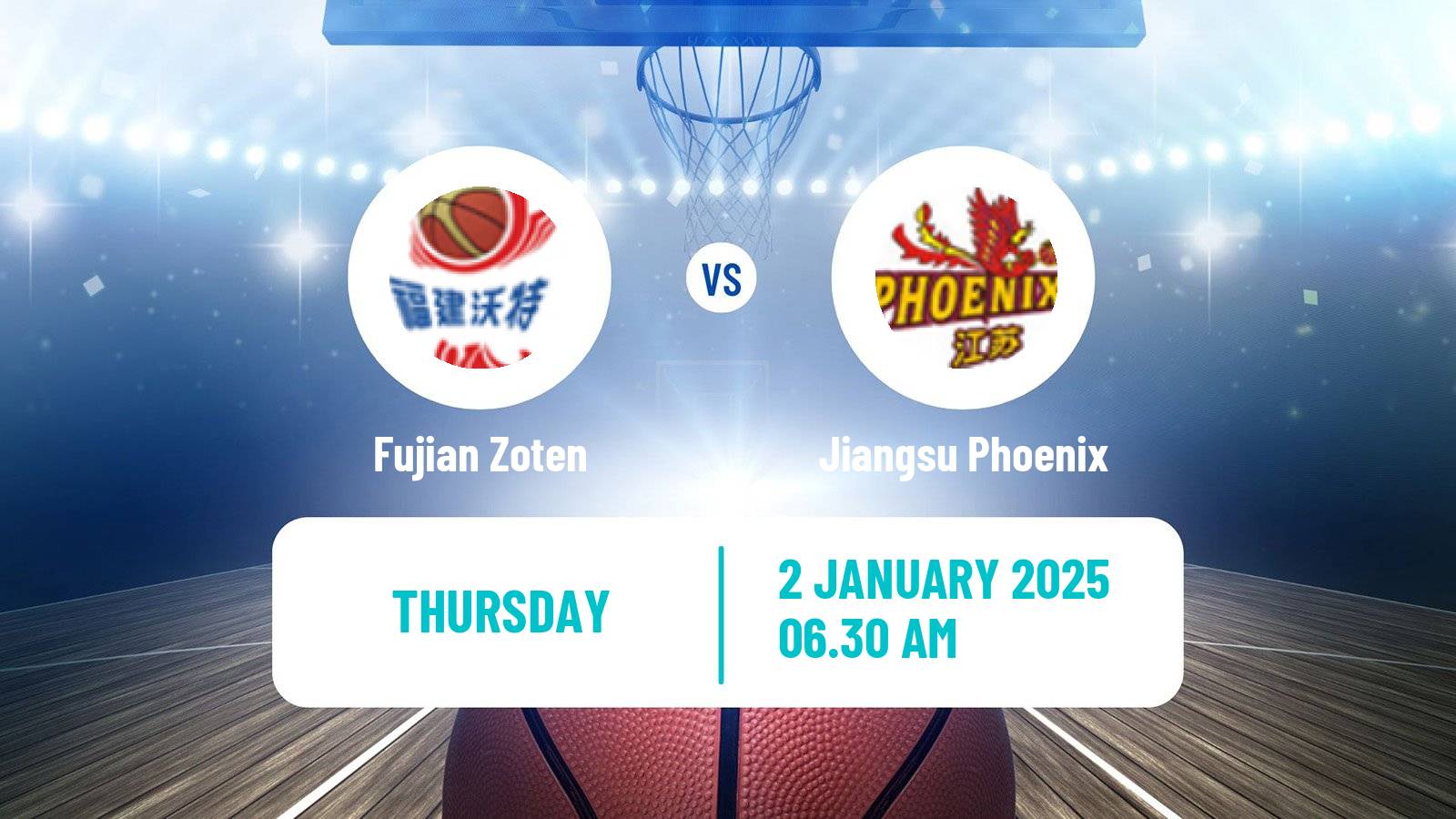 Basketball WCBA Fujian Zoten - Jiangsu Phoenix