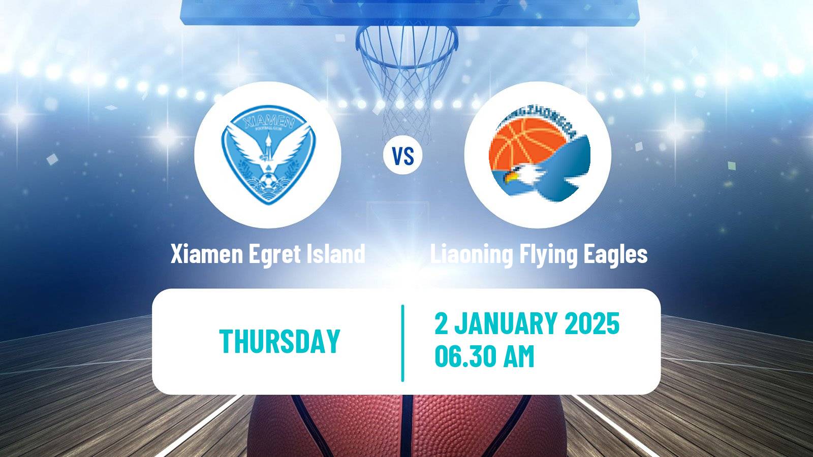 Basketball WCBA Xiamen Egret Island - Liaoning Flying Eagles