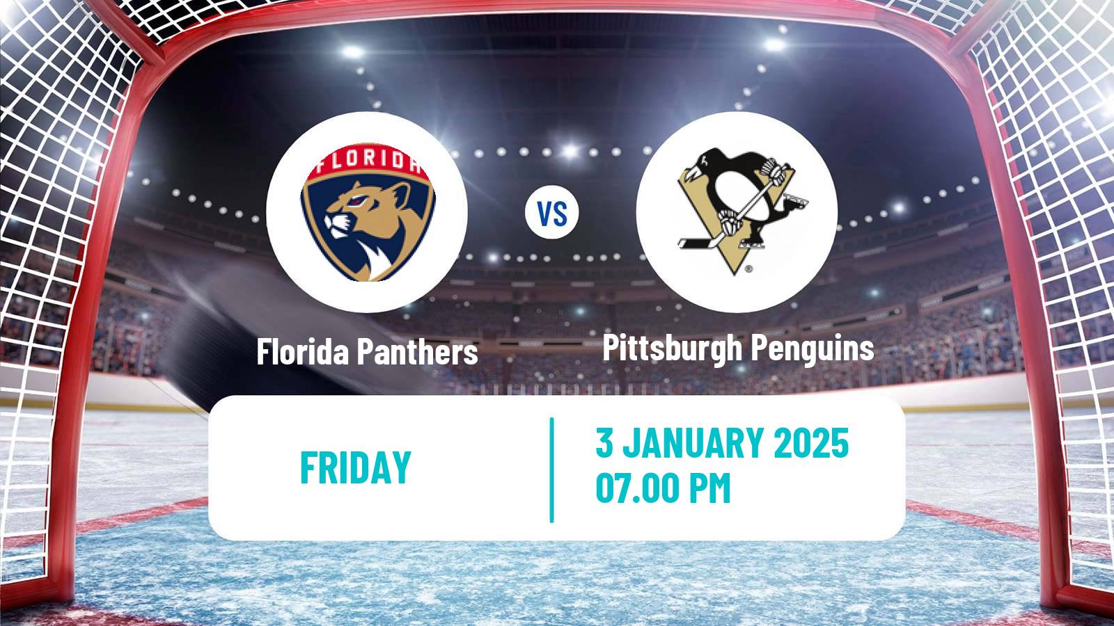 Hockey NHL Florida Panthers - Pittsburgh Penguins