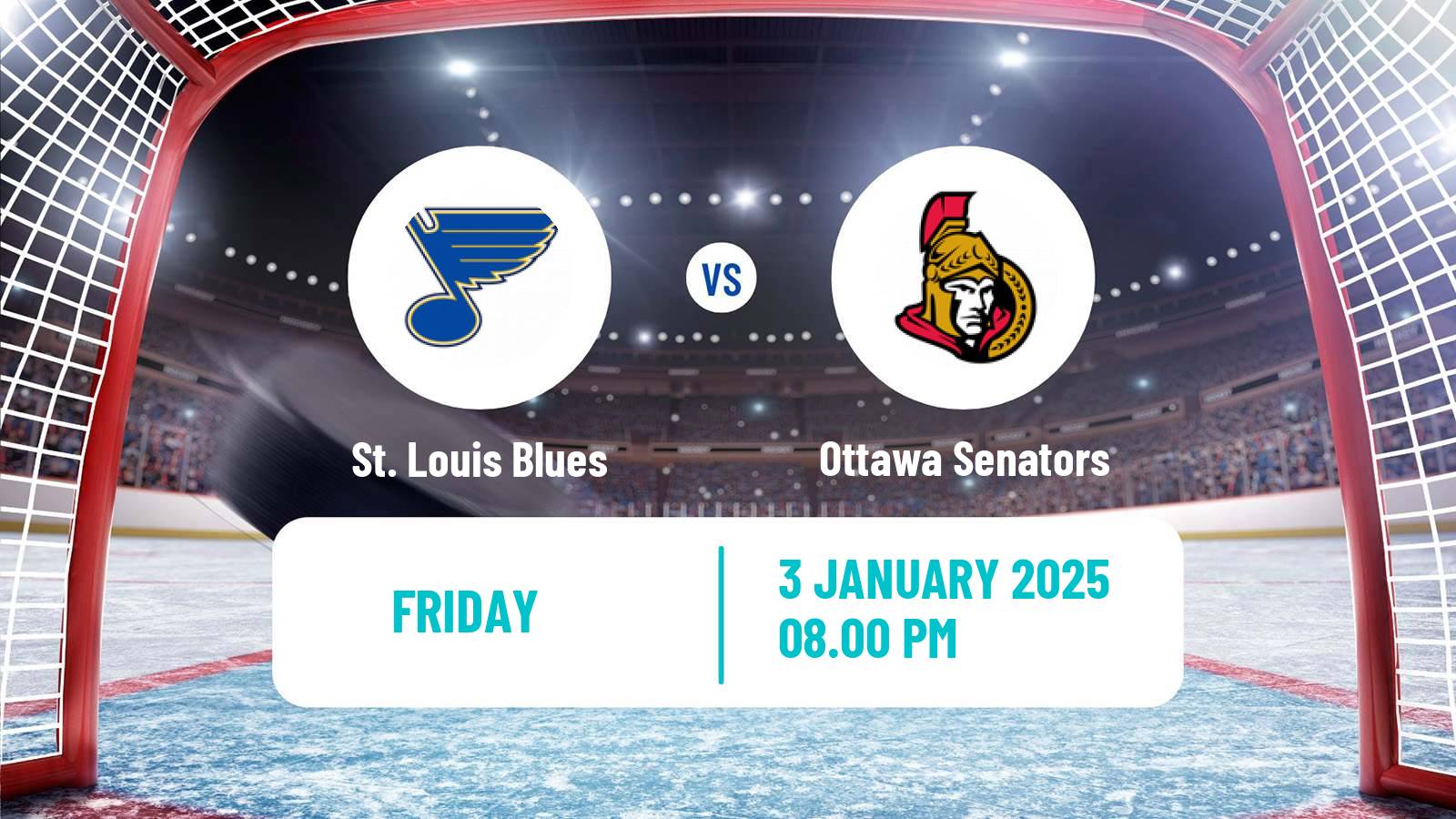 Hockey NHL St. Louis Blues - Ottawa Senators