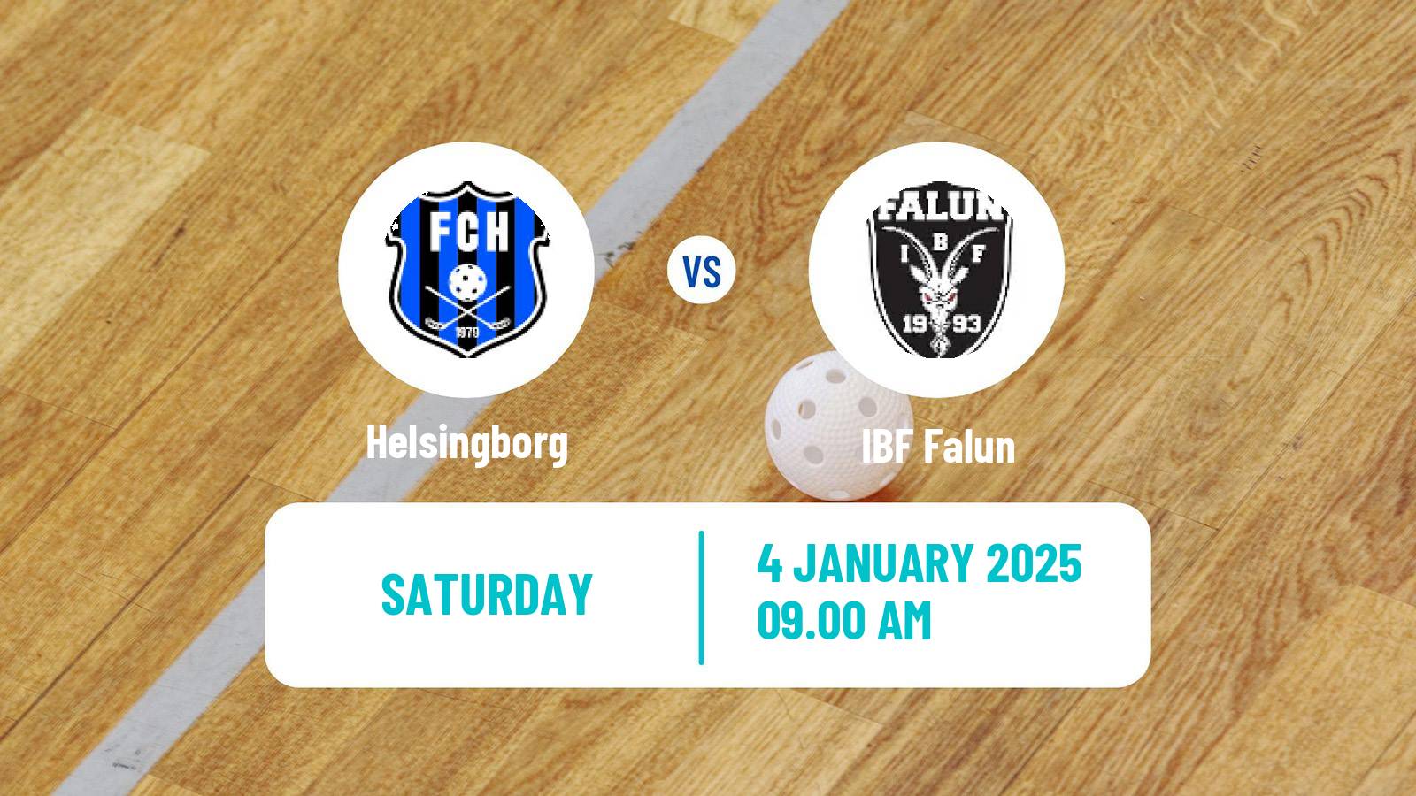 Floorball Swedish Superligan Floorball Helsingborg - Falun