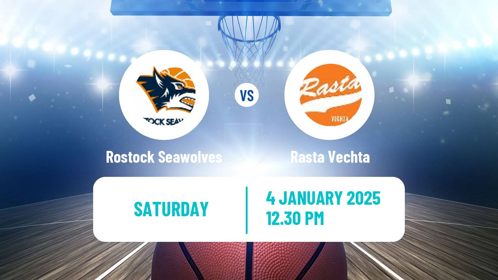 Basketball German BBL Rostock Seawolves - Rasta Vechta