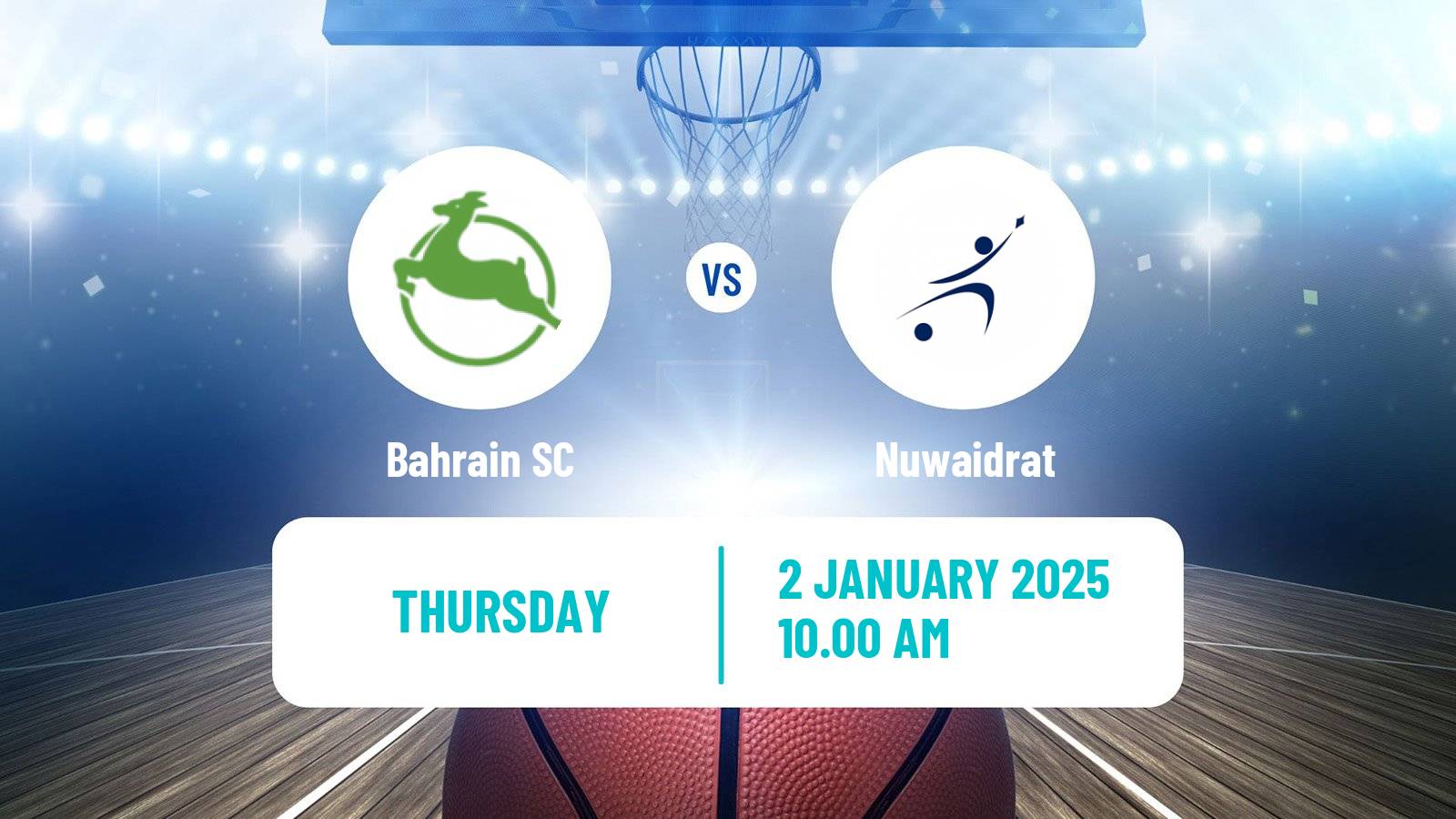 Basketball Bahraini Premier League Basketball Bahrain SC - Nuwaidrat