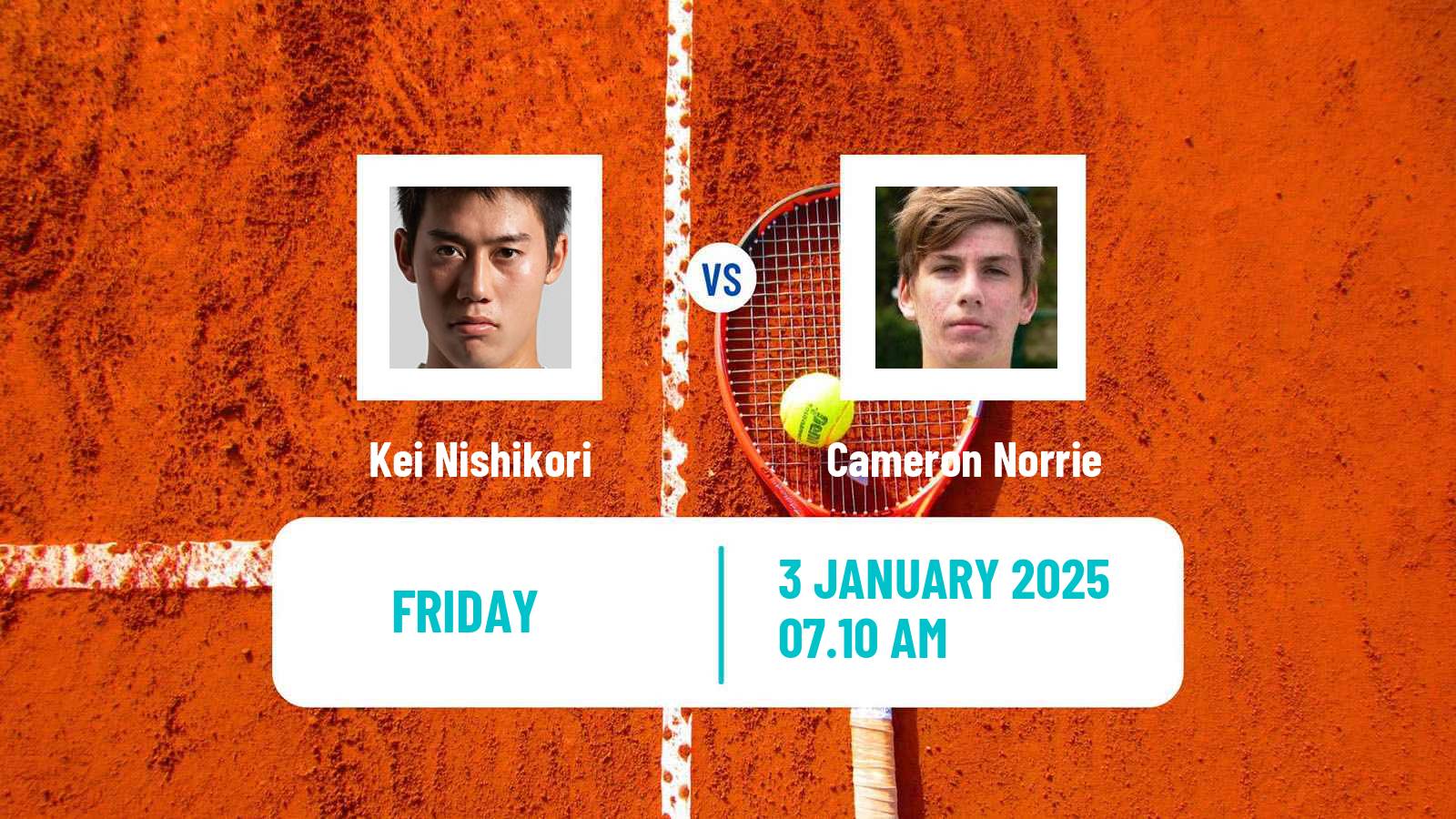 Tennis ATP Hong Kong Kei Nishikori - Cameron Norrie