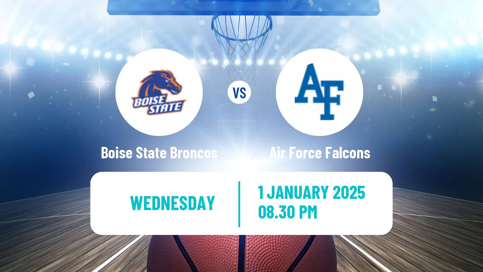 Basketball NCAA College Basketball Women Boise State Broncos - Air Force Falcons