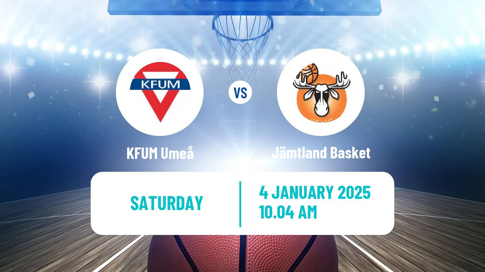 Basketball Swedish Basketligan KFUM Umeå - Jämtland Basket