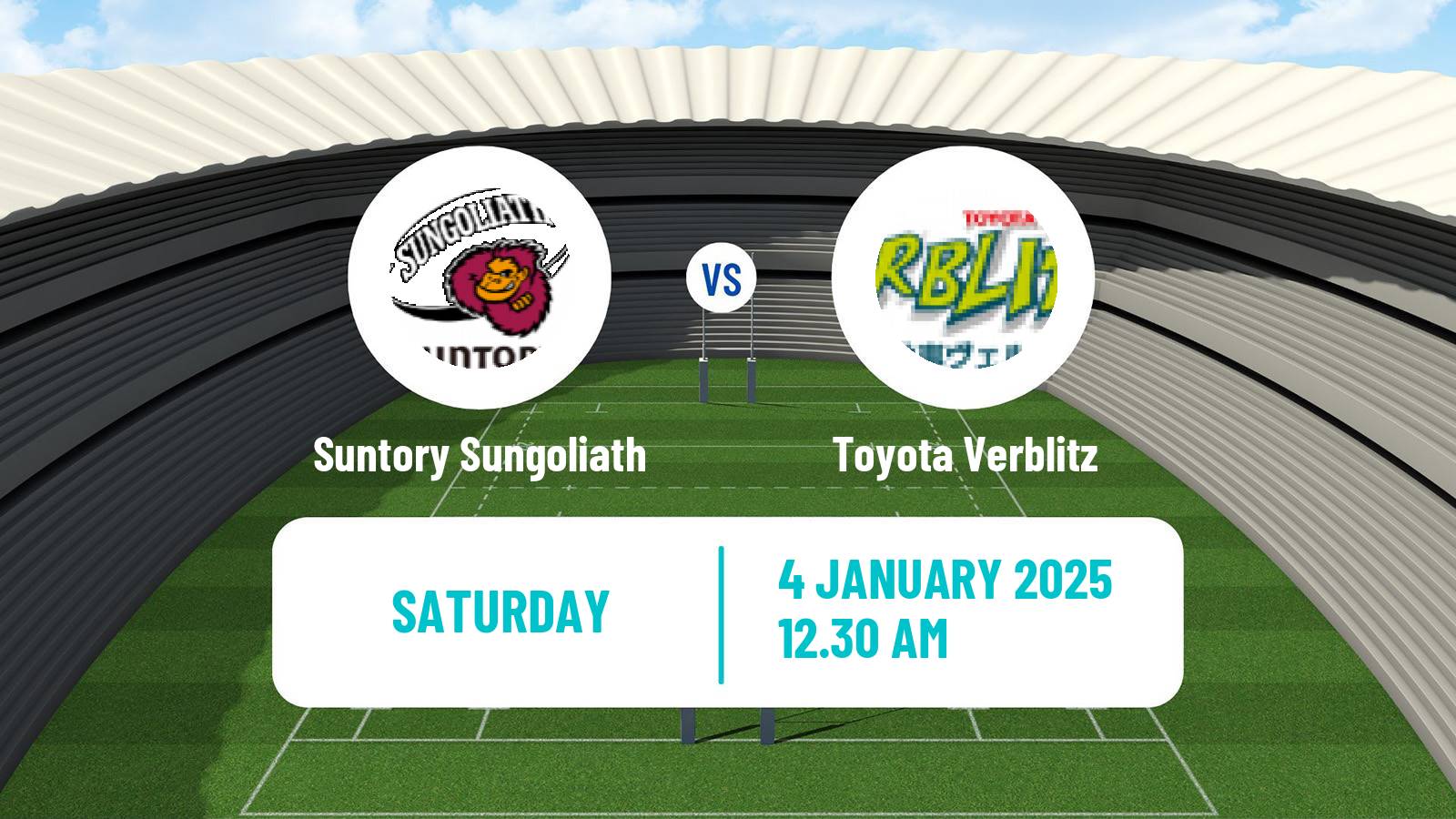 Rugby union Japan League One Rugby Union Suntory Sungoliath - Toyota Verblitz