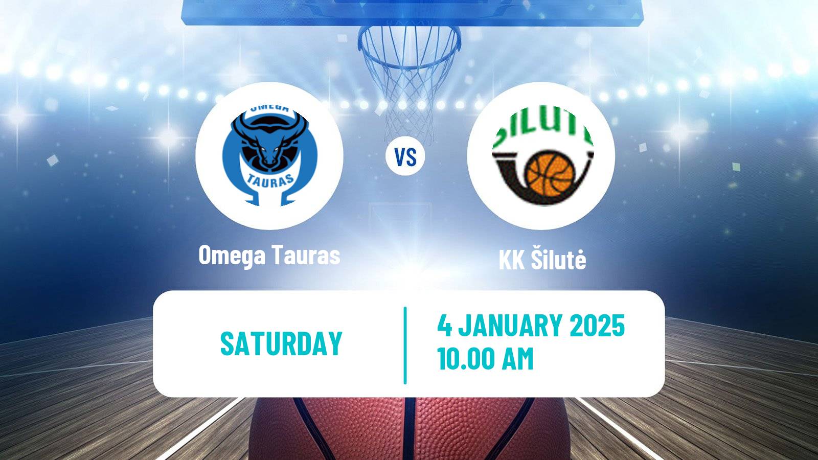 Basketball Lietuvos NKL Omega Tauras - Šilutė