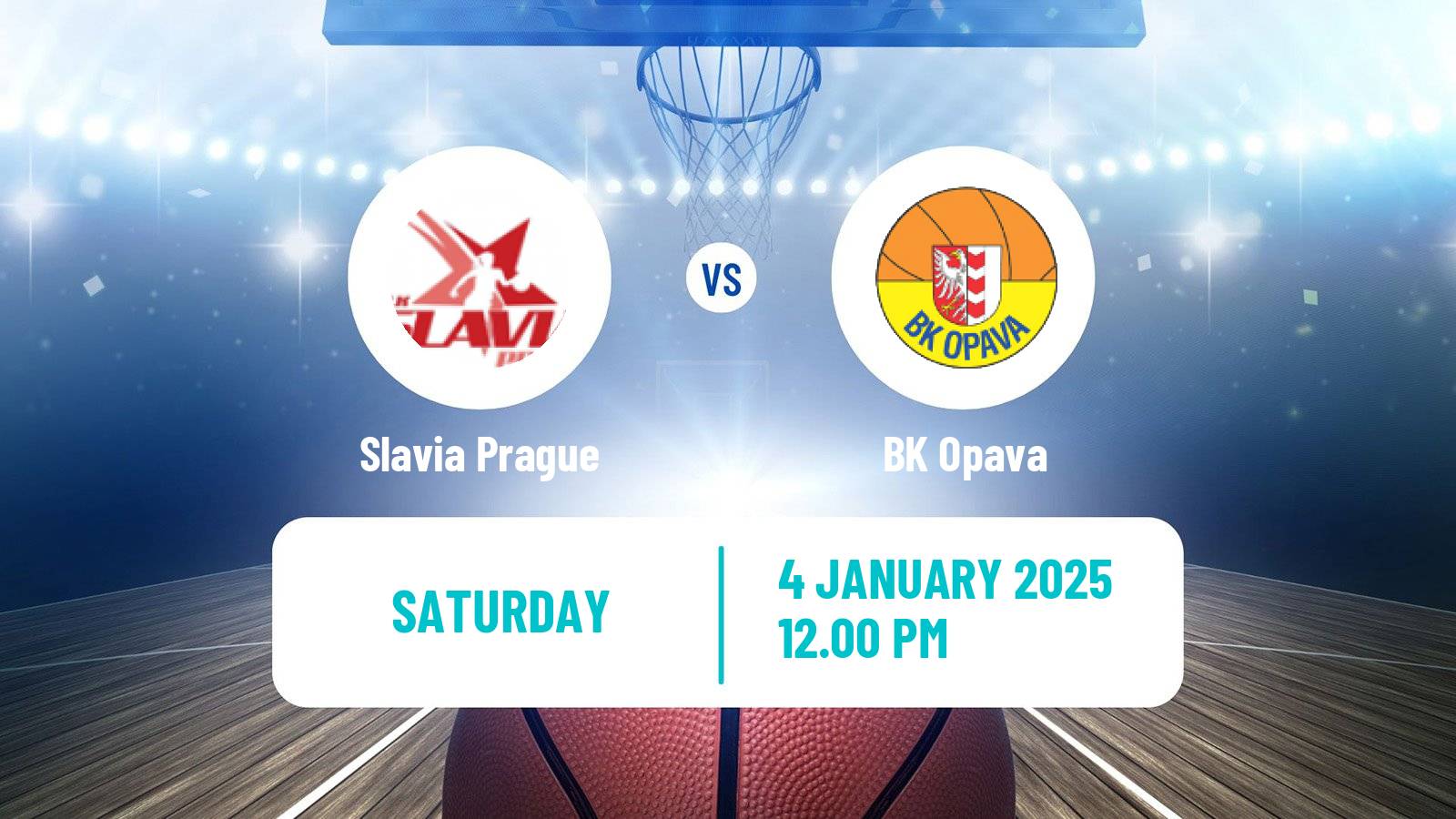 Basketball Czech NBL Slavia Prague - Opava