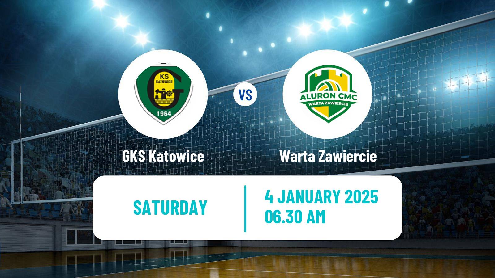 Volleyball Polish PlusLiga GKS Katowice - Warta Zawiercie