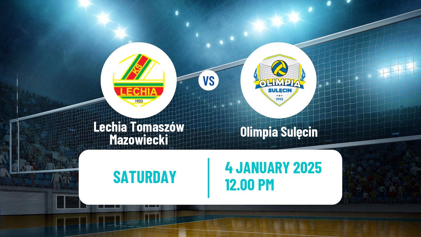 Volleyball Polish I Liga Volleyball Lechia Tomaszów Mazowiecki - Olimpia Sulęcin