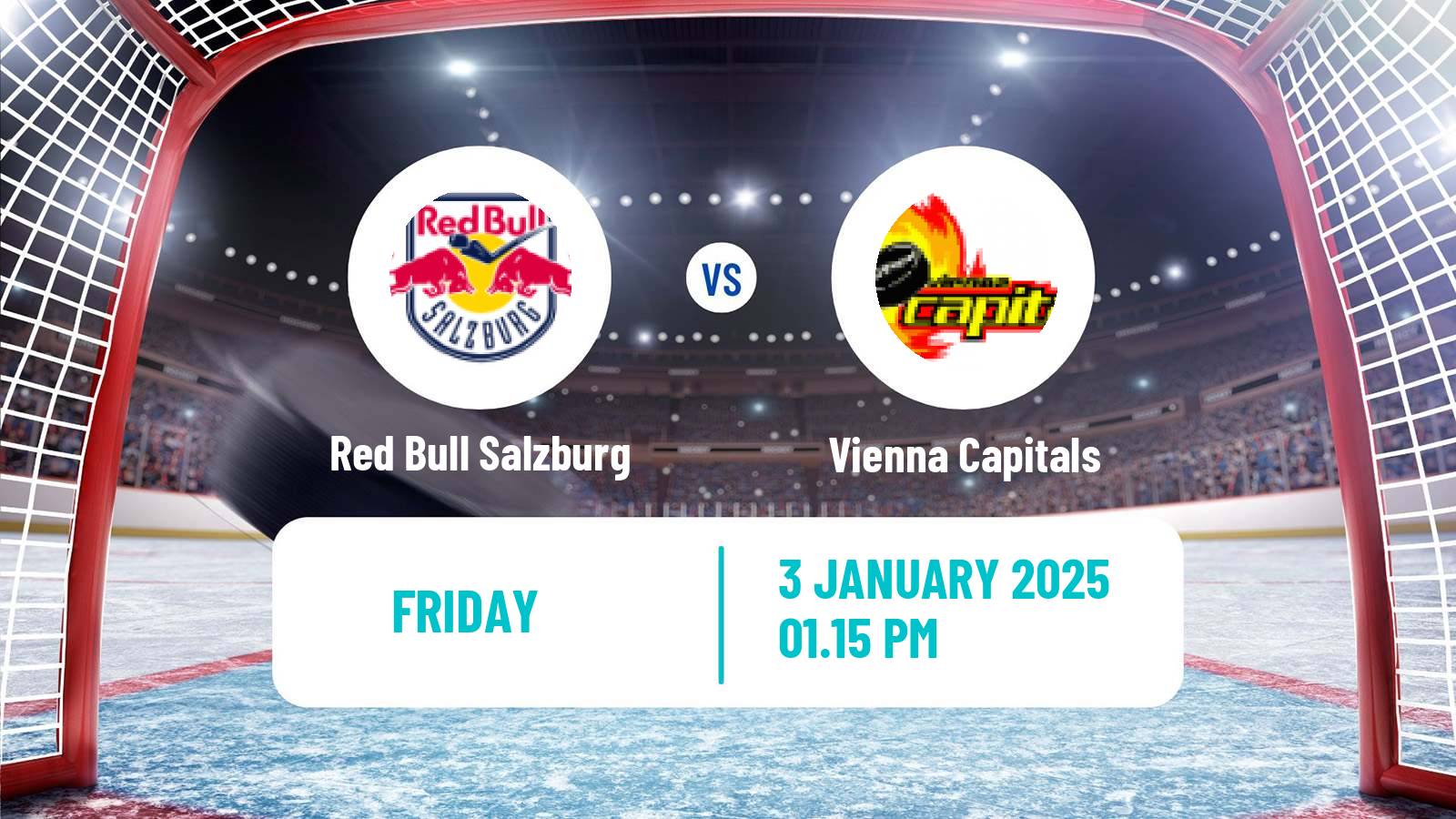 Hockey Austrian Ice Hockey League Red Bull Salzburg - Vienna Capitals