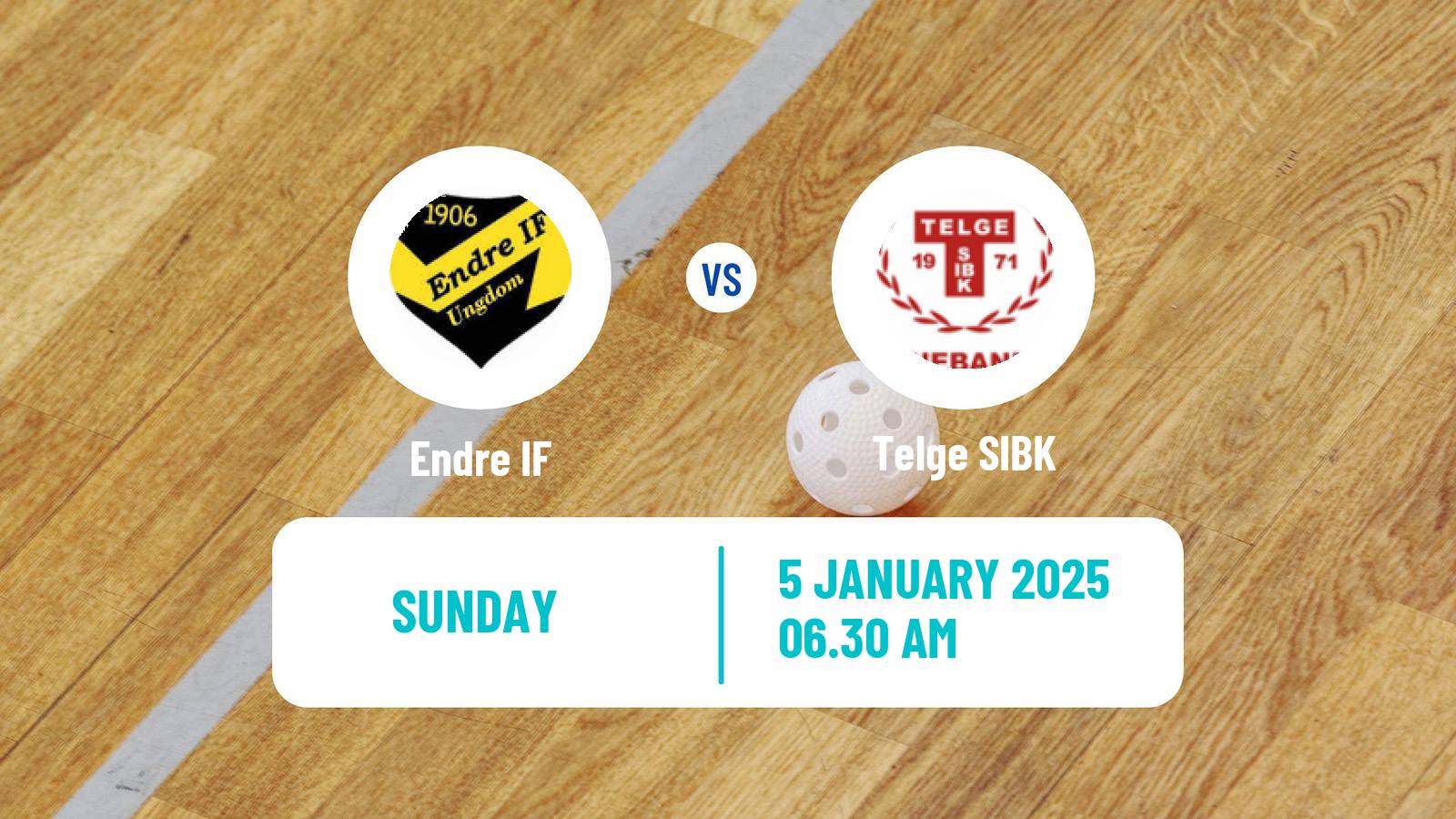 Floorball Swedish Superligan Floorball Women Endre IF - Telge