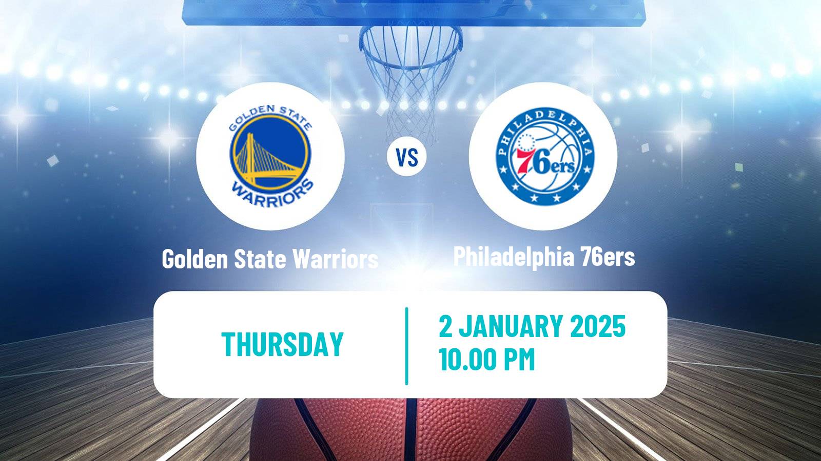 Basketball NBA Golden State Warriors - Philadelphia 76ers