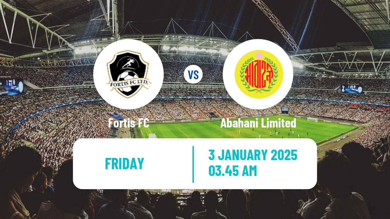 Soccer Bangladesh Premier League Football Fortis - Abahani Limited