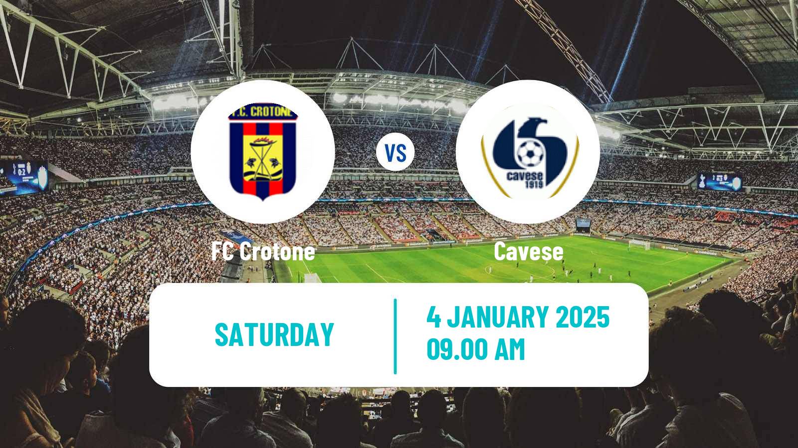 Soccer Italian Serie C Group C Crotone - Cavese