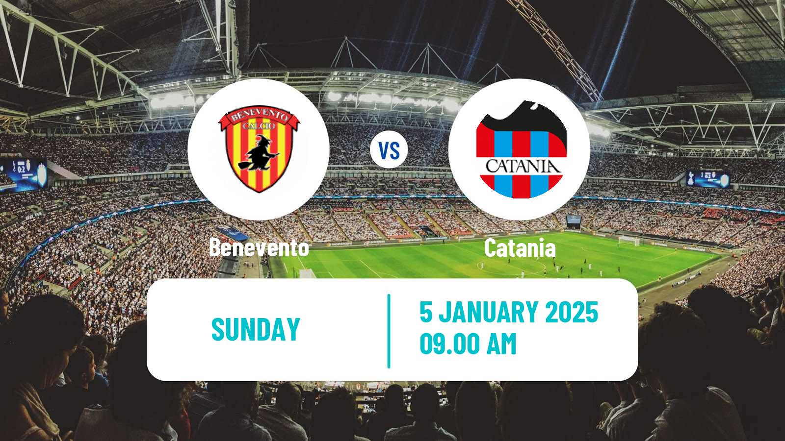 Soccer Italian Serie C Group C Benevento - Catania