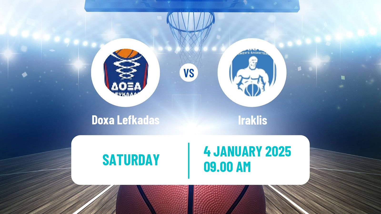 Basketball Greek Elite League Basketball Doxa Lefkadas - Iraklis