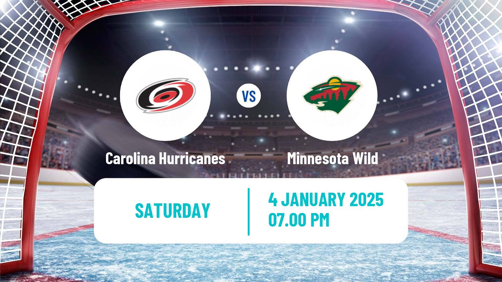 Hockey NHL Carolina Hurricanes - Minnesota Wild