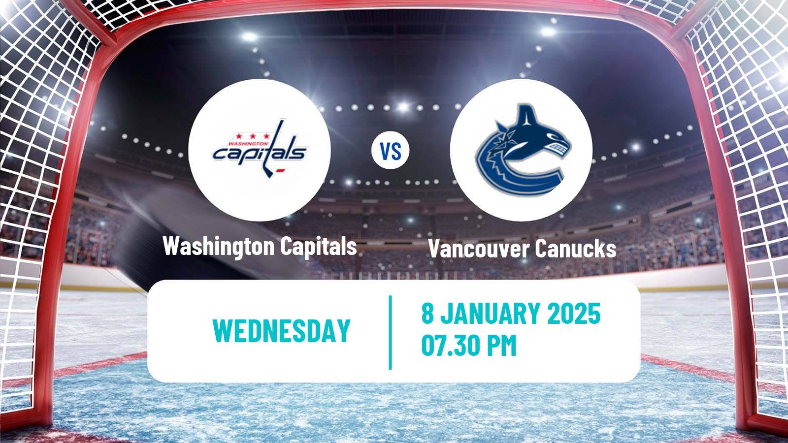 Hockey NHL Washington Capitals - Vancouver Canucks