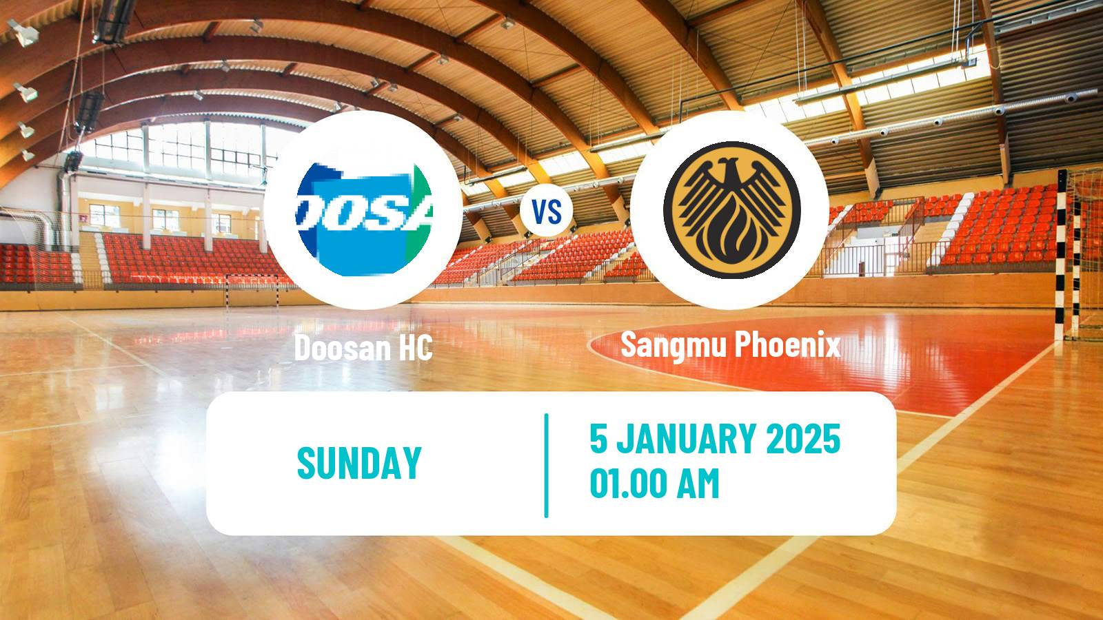 Handball South Korean 1st League Handball Doosan - Sangmu Phoenix