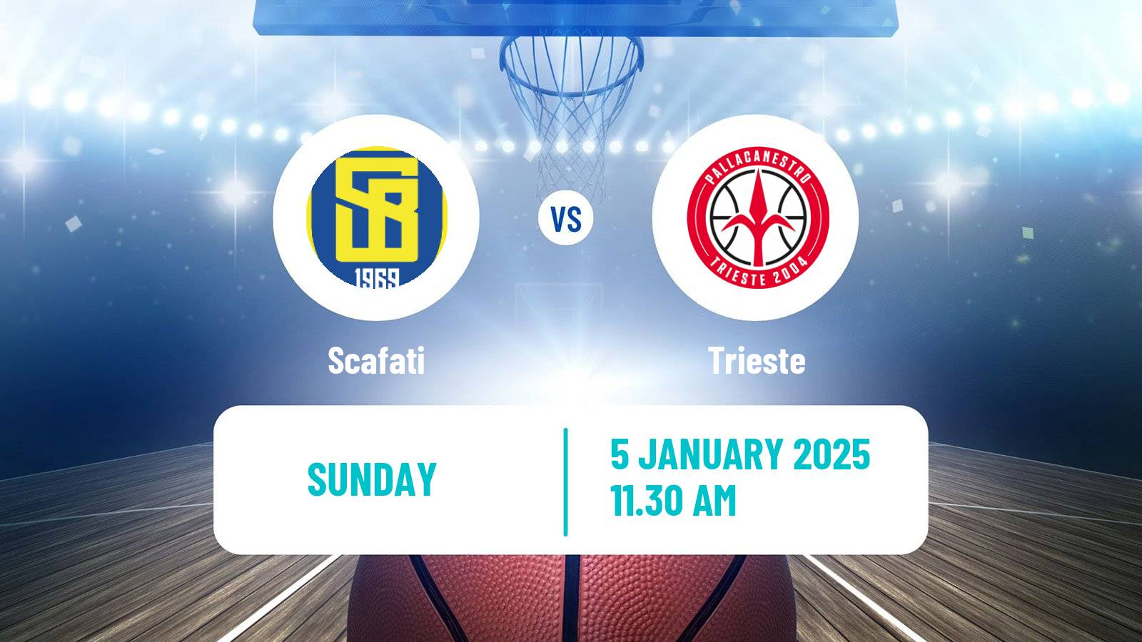 Basketball Italian Lega A Basketball Scafati - Trieste