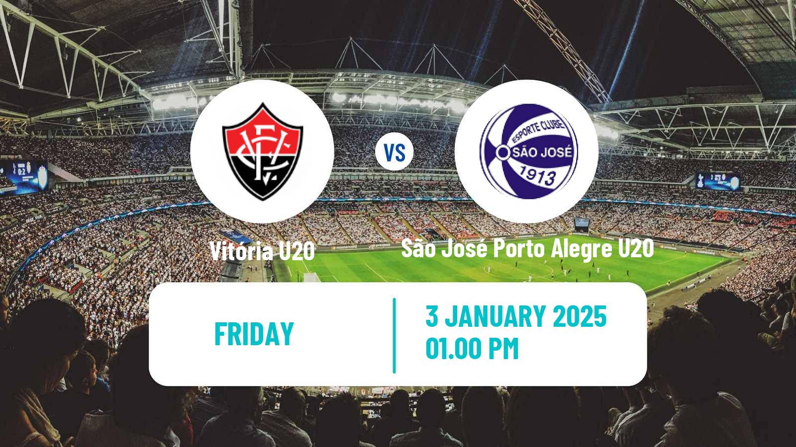 Soccer Brazilian Copa Sao Paulo de juniores Vitória U20 - São José Porto Alegre U20