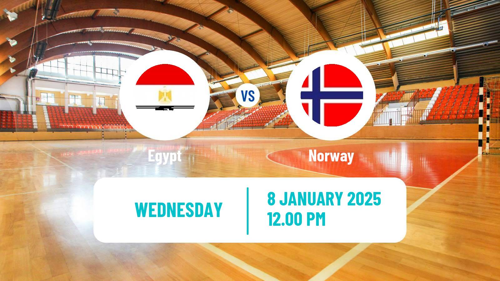 Handball Friendly International Handball Egypt - Norway