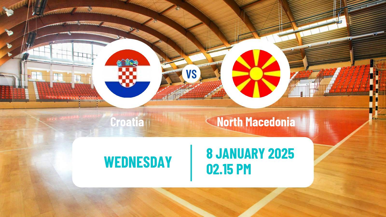 Handball Friendly International Handball Croatia - North Macedonia