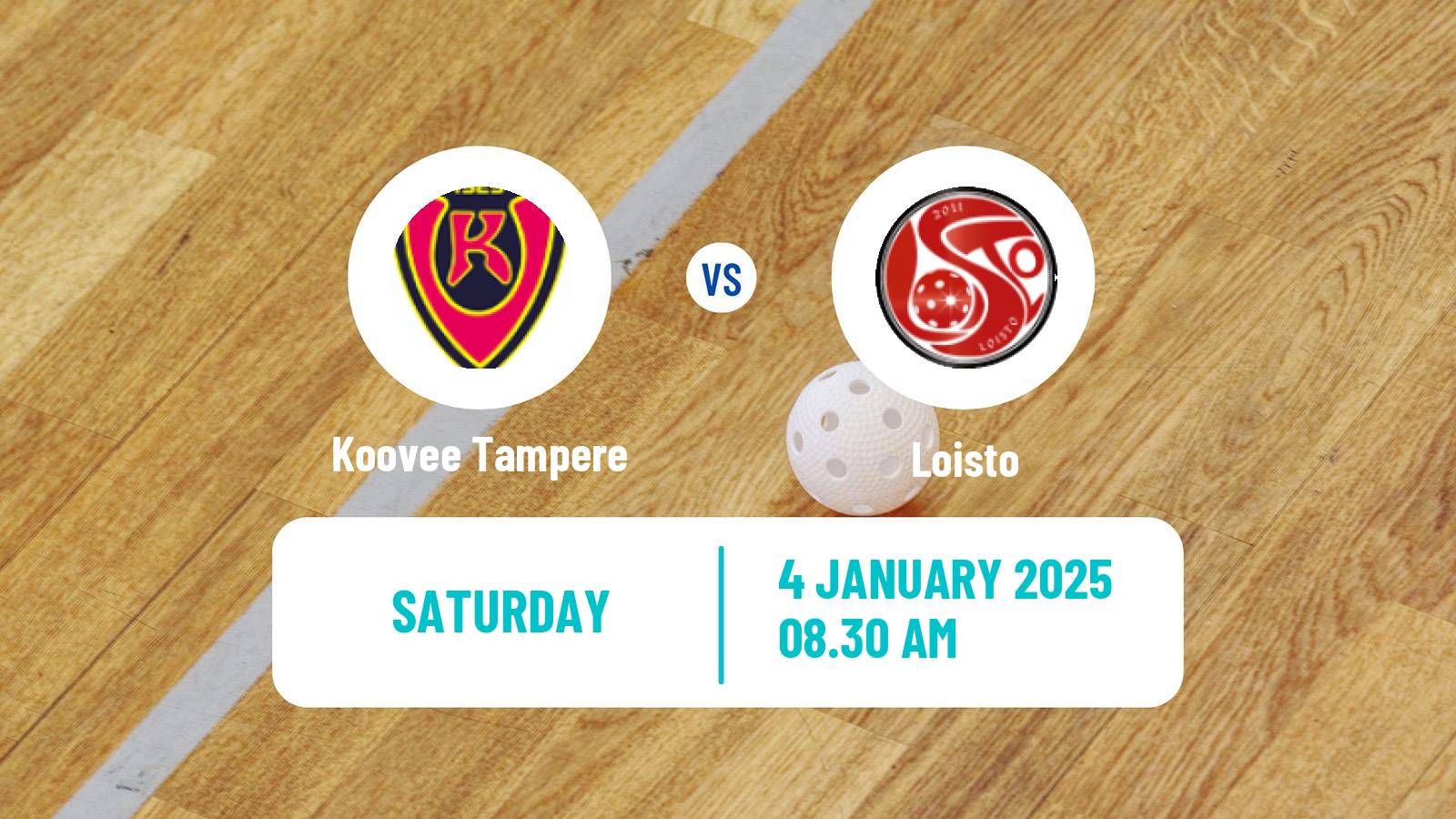 Floorball Finnish F-Liiga Women Koovee Tampere - Loisto