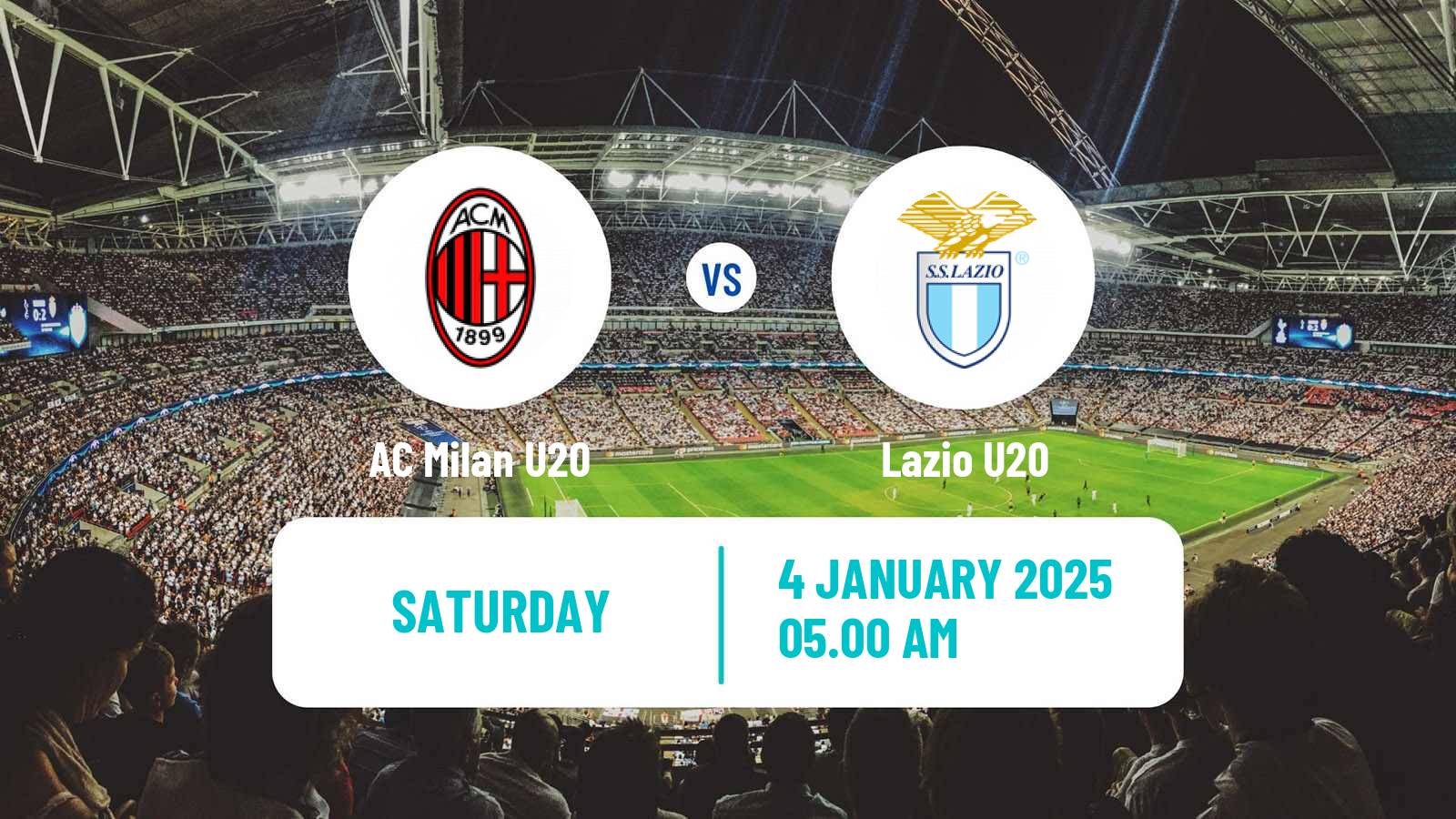 Soccer Italian Primavera 1 Milan U20 - Lazio U20